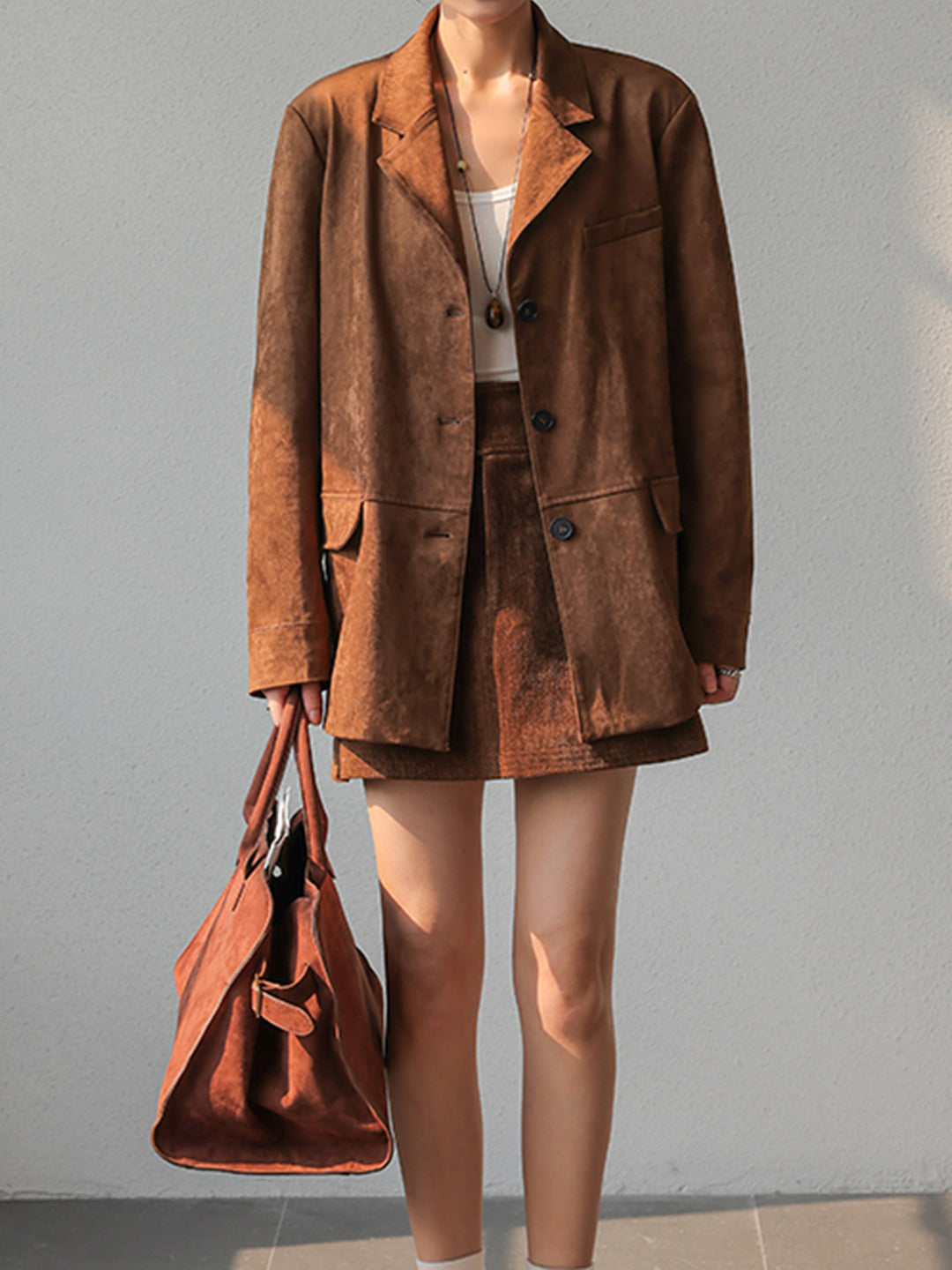 Vintage Suede Blazer - KNOWRIC