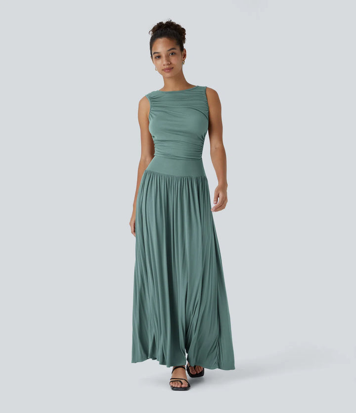 Elegant Soft - Touch Maxi Dress