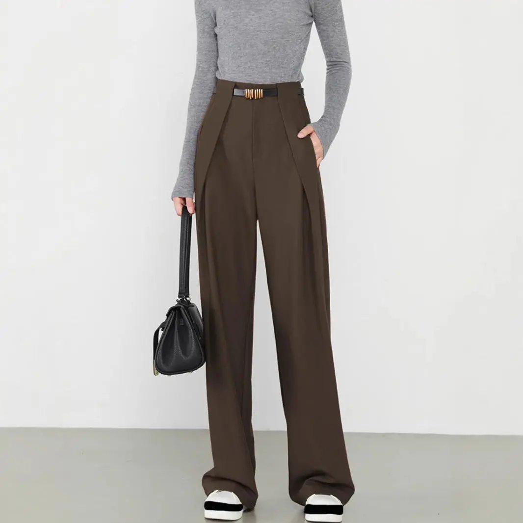 Women's Polyester Idle Style High-grade Suit Pants KNOWRIC