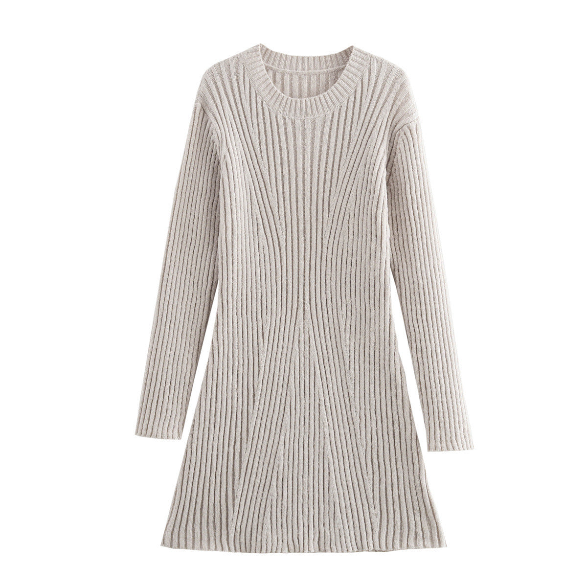 Viral Ribbed Knit Dress | Cozy Chic Fall Essential - KNOWRIC