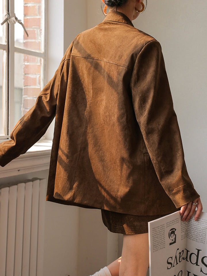 Vintage Suede Blazer - KNOWRIC