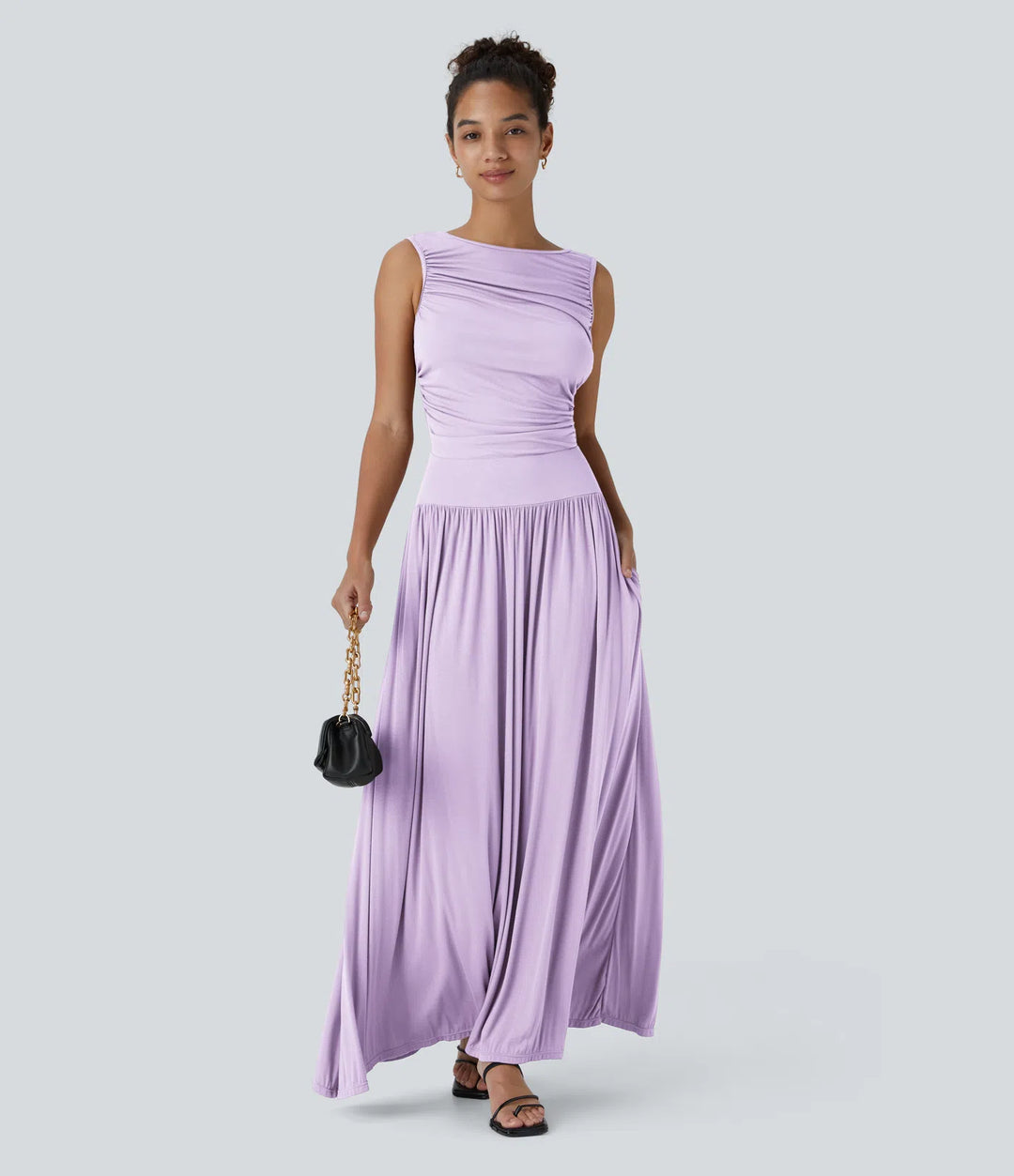 Elegant Soft - Touch Maxi Dress