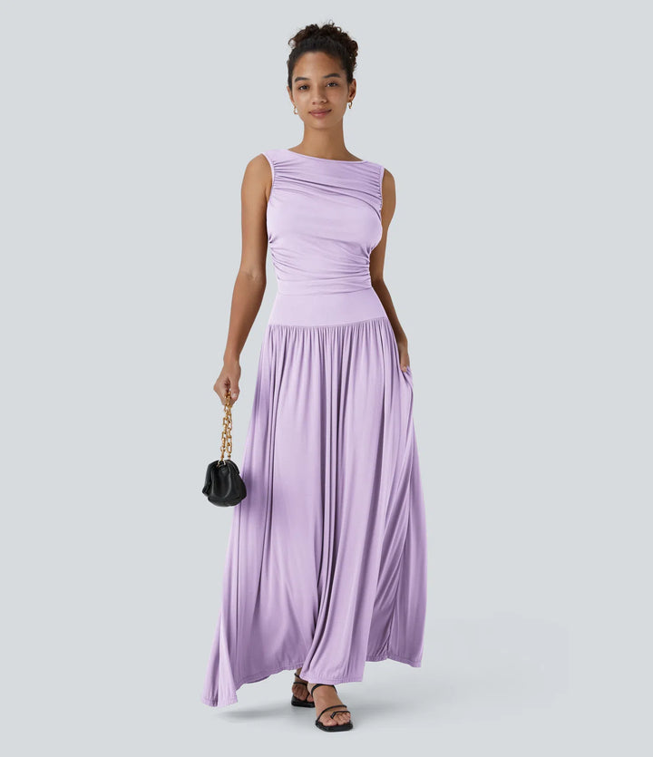Elegant Soft - Touch Maxi Dress