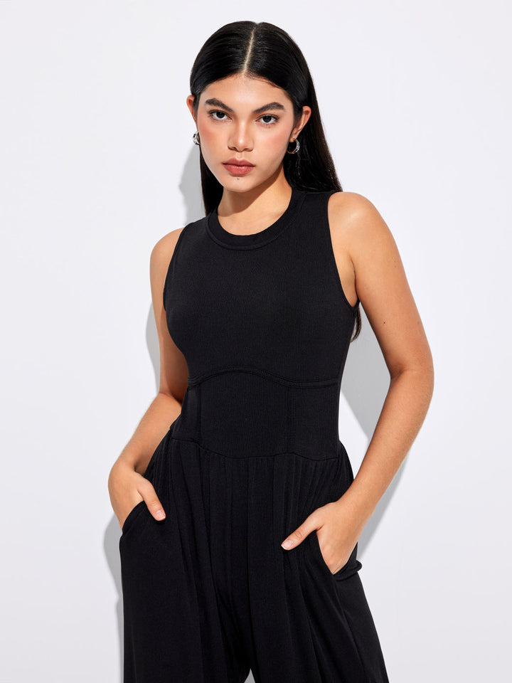 ELEGANT WIDE LEG JUMPSUIT