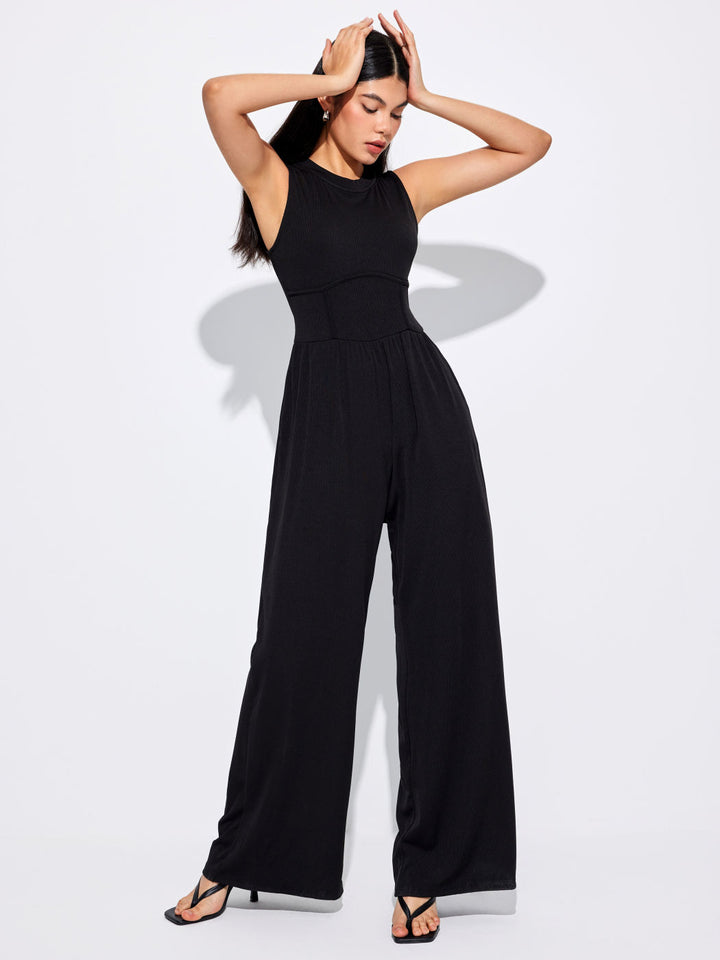 ELEGANT WIDE LEG JUMPSUIT
