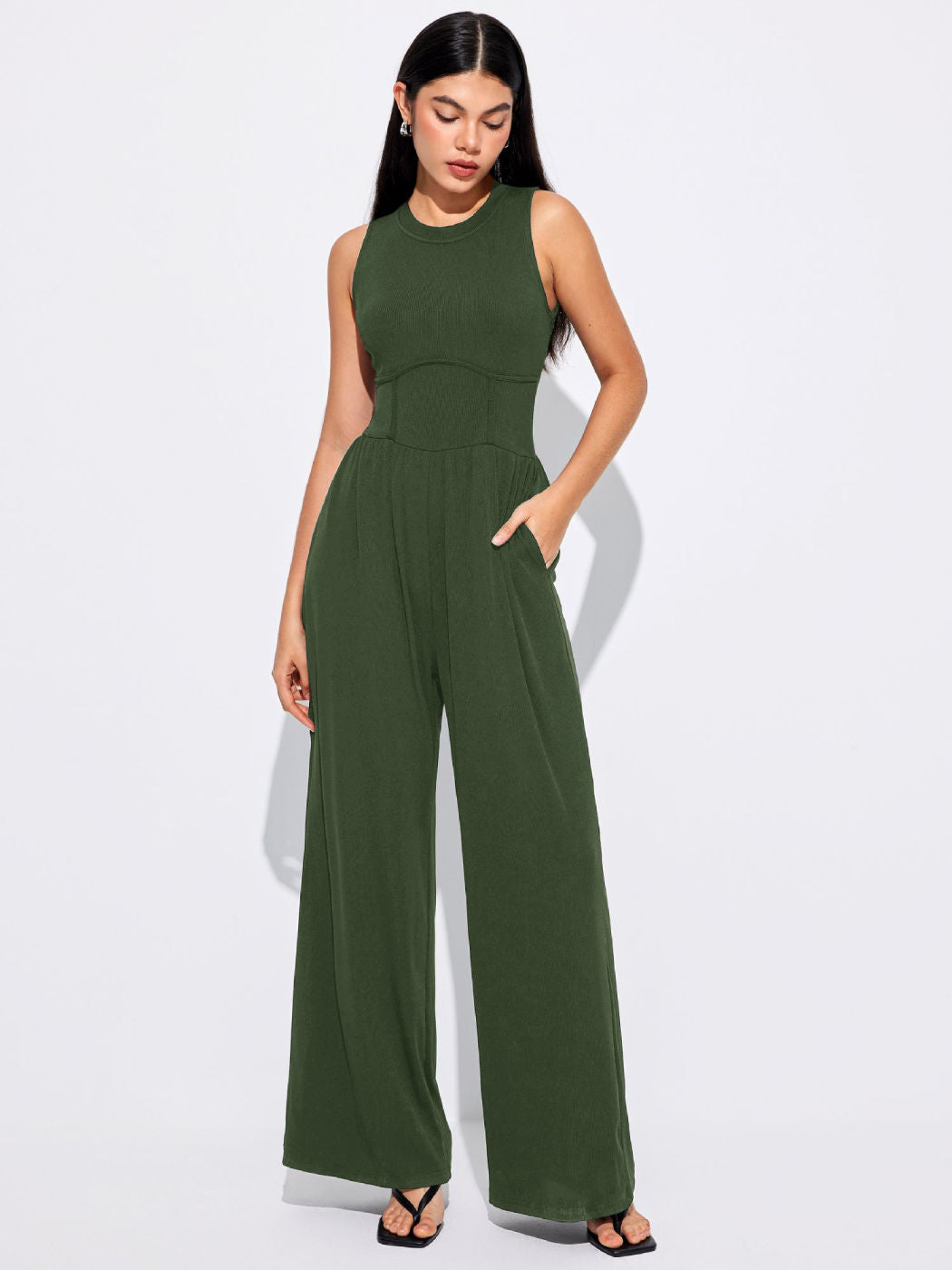 ELEGANT WIDE LEG JUMPSUIT