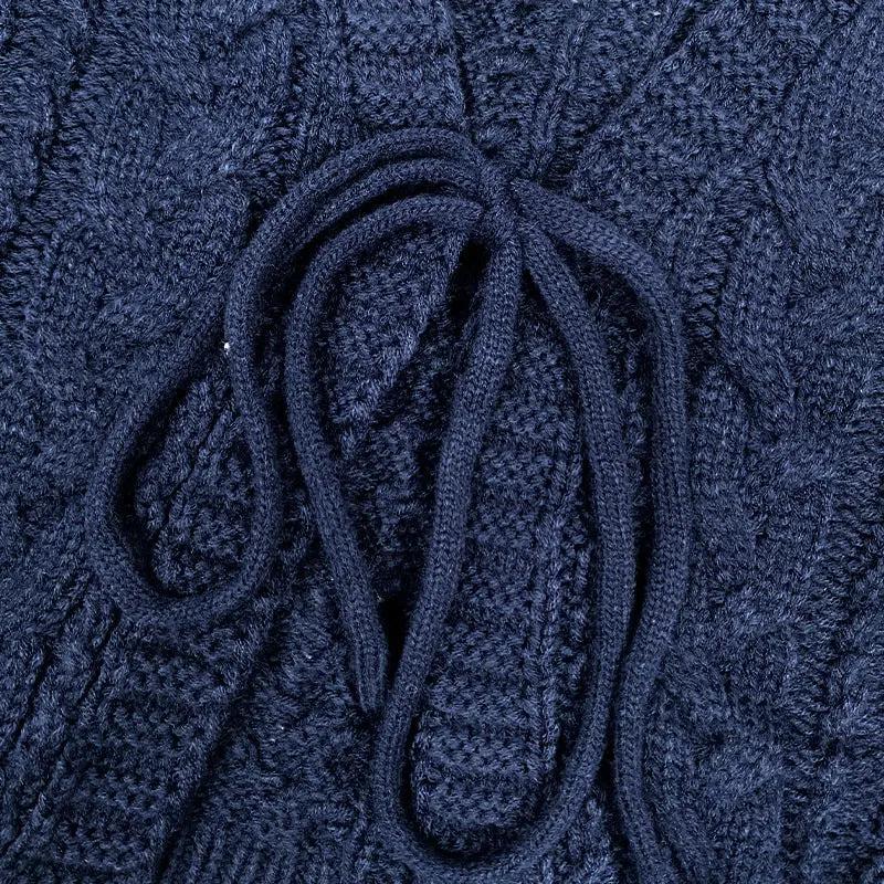 The Jacquard V- Neck Top KNOWRIC