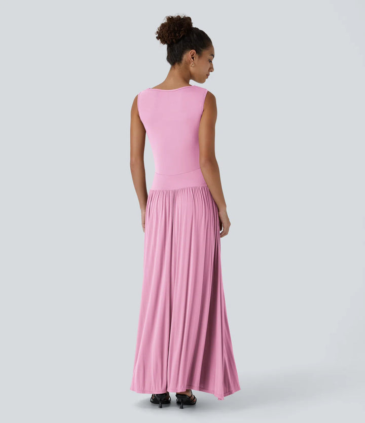 Elegant Soft - Touch Maxi Dress