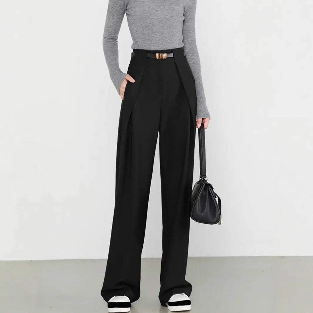 Women's Polyester Idle Style High-grade Suit Pants KNOWRIC