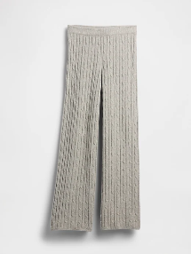 Cozy Knitted Sweater & Wide-Leg Pants Two-Piece Set - KNOWRIC