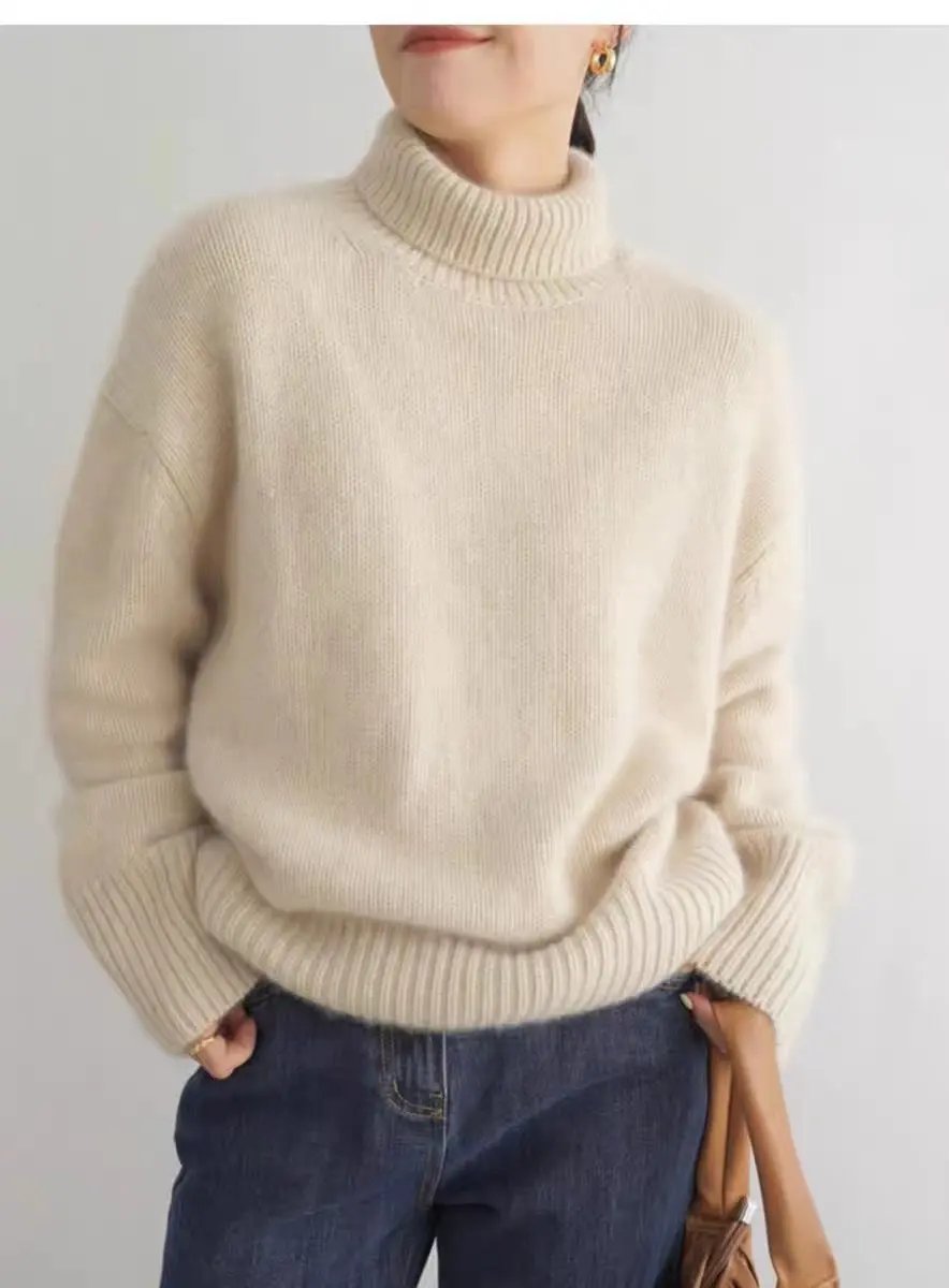 Cozy Feel Turtleneck Sweater KNOWRIC