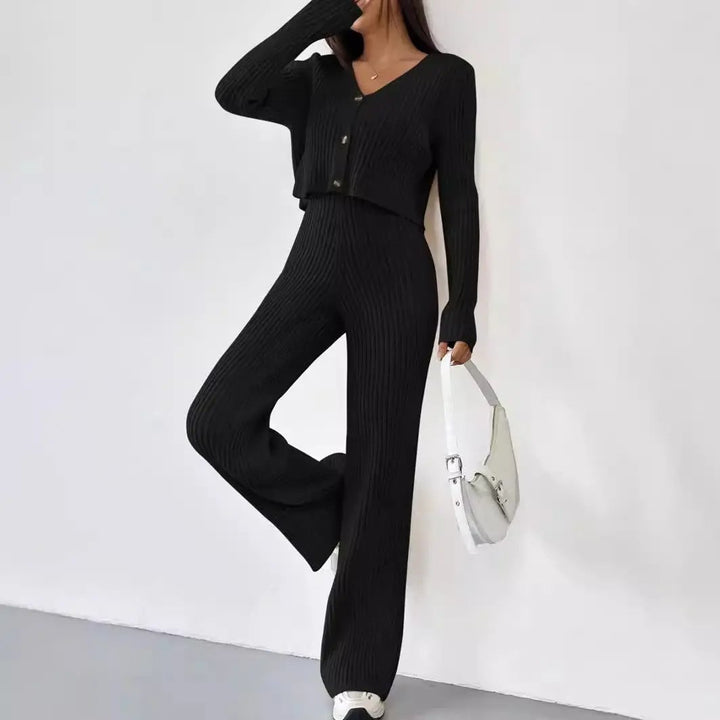 L’Aquila Ribbed Set Trendsi
