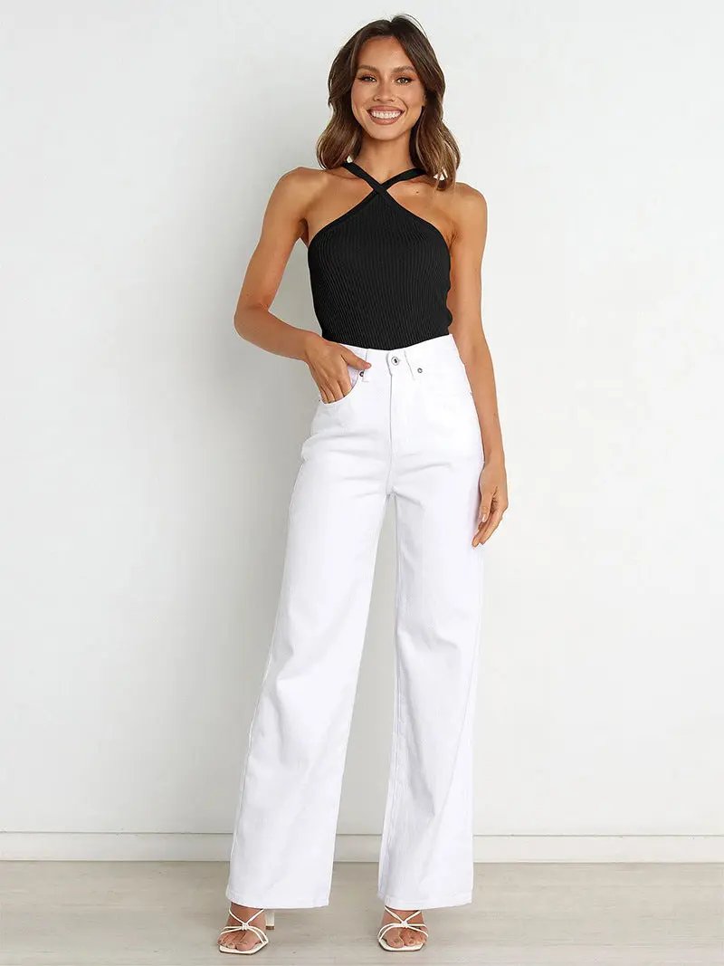 Summer Ribbed Tank Top – Trendy Street-Style Essential KNOWRIC