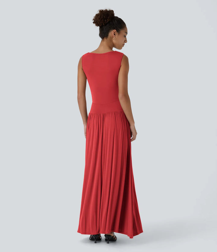 Elegant Soft - Touch Maxi Dress