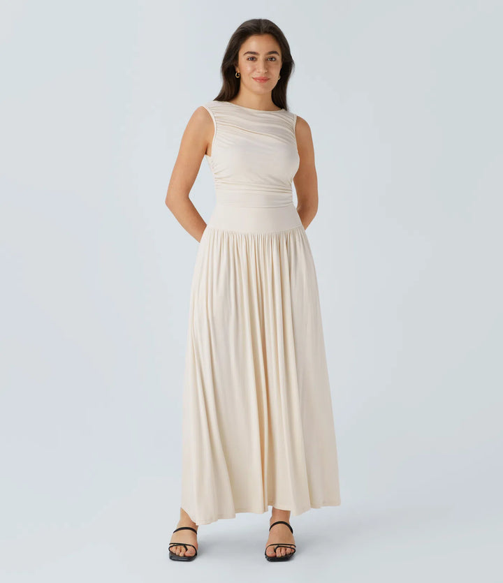 Elegant Soft - Touch Maxi Dress