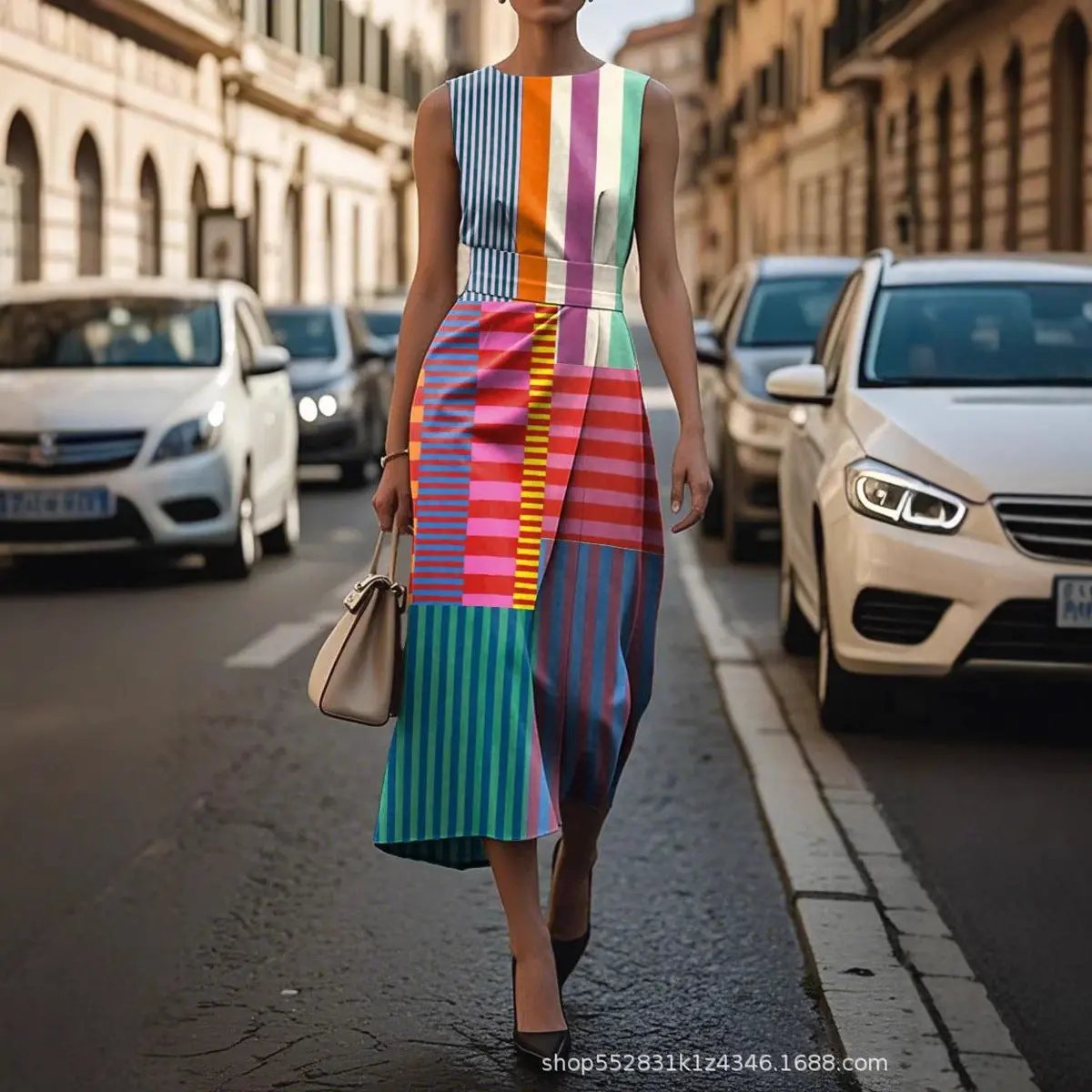 The Abstract Canvas Dress KNOWRIC