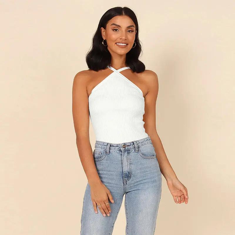 Summer Ribbed Tank Top – Trendy Street-Style Essential KNOWRIC