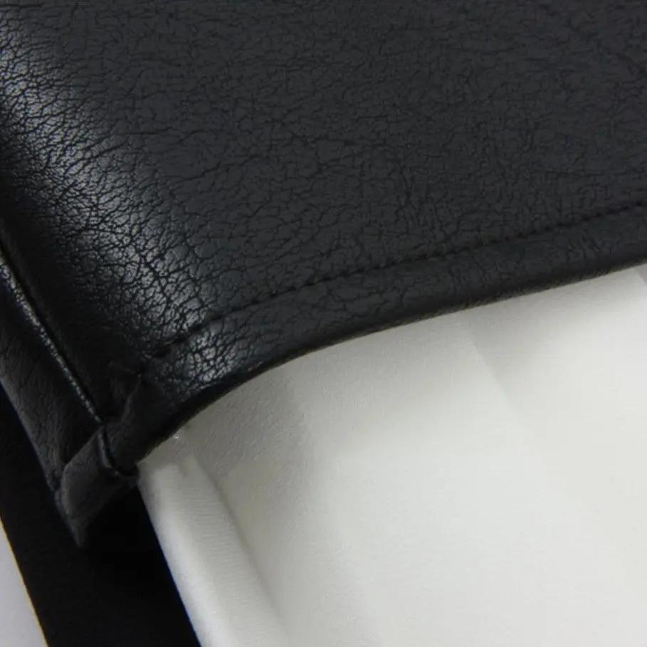 Asymmetric Patchwork Faux Leather Chiffon Pleated Maxi Skirt KNOWRIC