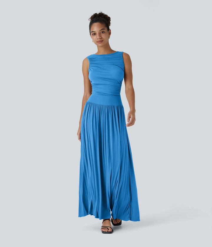 Elegant Soft - Touch Maxi Dress
