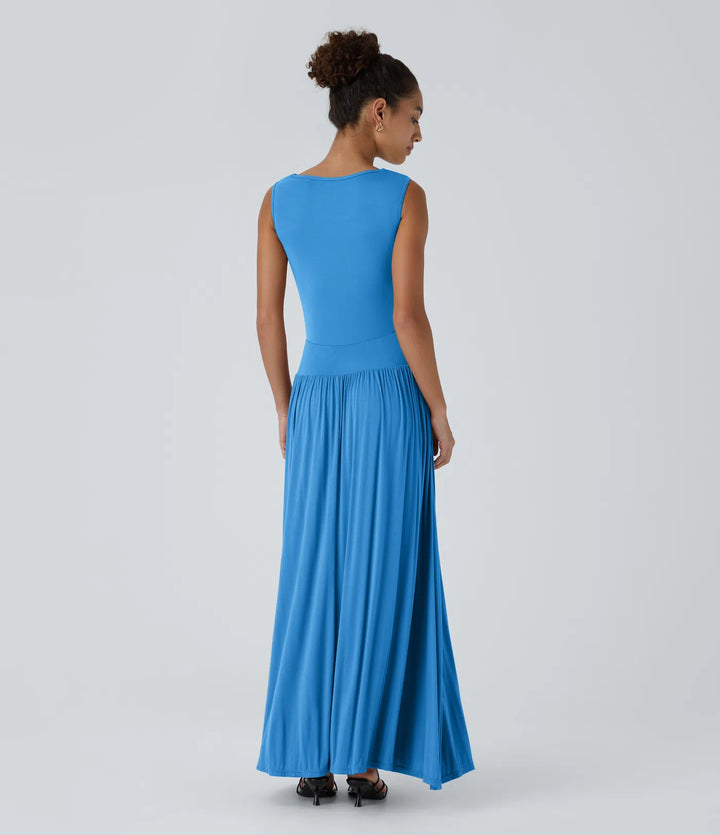 Elegant Soft - Touch Maxi Dress