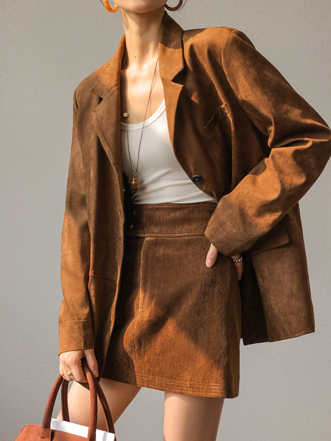 Vintage Suede Blazer - KNOWRIC