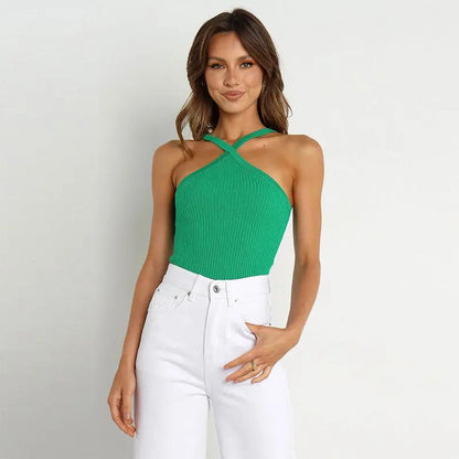 Summer Ribbed Tank Top – Trendy Street-Style Essential KNOWRIC