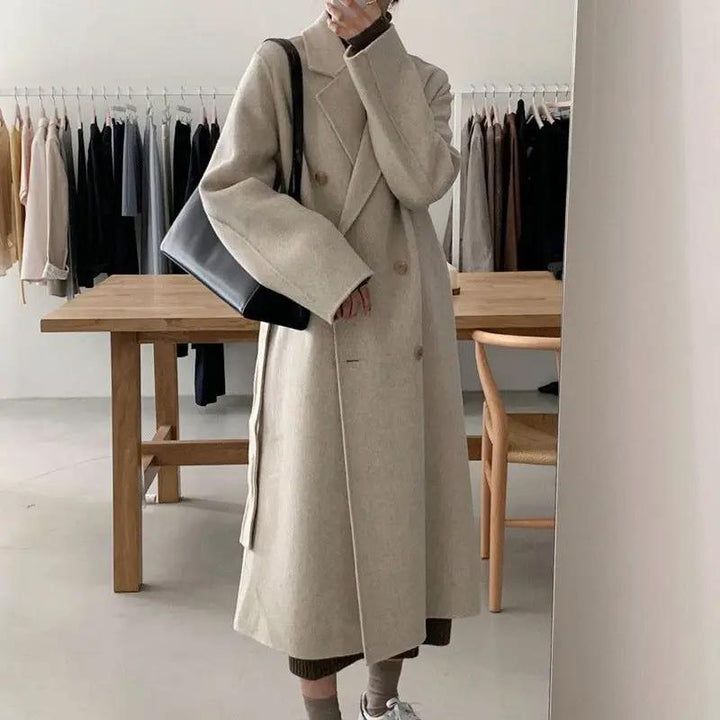 Alessia Milano Double-Breasted Coat KNOWRIC