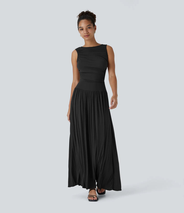 Elegant Soft - Touch Maxi Dress