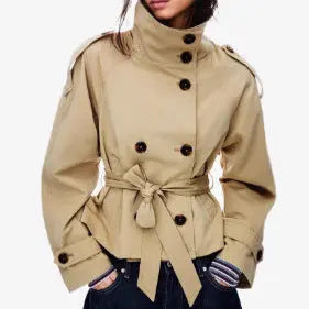 Chic Temperament Commute Trench Coat KNOWRIC
