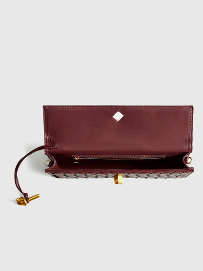 Woven Flap Clutch - KNOWRIC