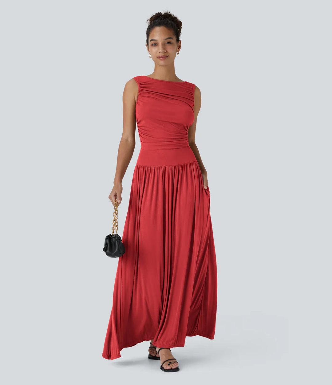 Elegant Soft - Touch Maxi Dress