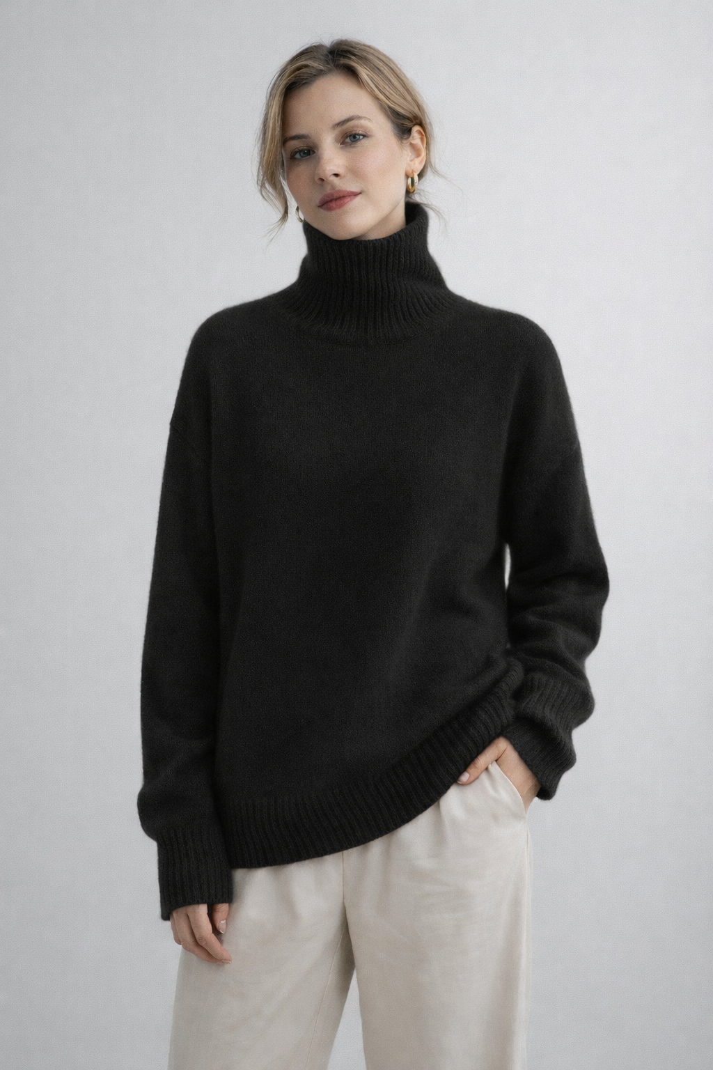 Mila™ Soft Knit Turtleneck