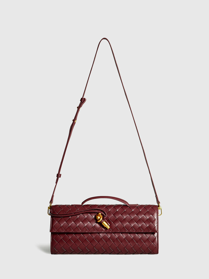 Woven Flap Clutch - KNOWRIC