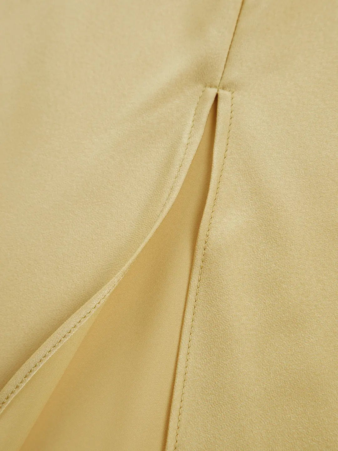 Moonlight Open Back Satin Slit Long Dress KNOWRIC