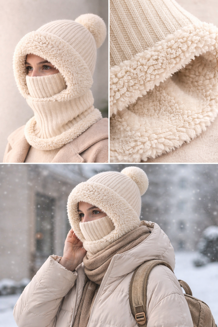 UltraWarm™ 3-in-1 Hooded Fleece Beanie