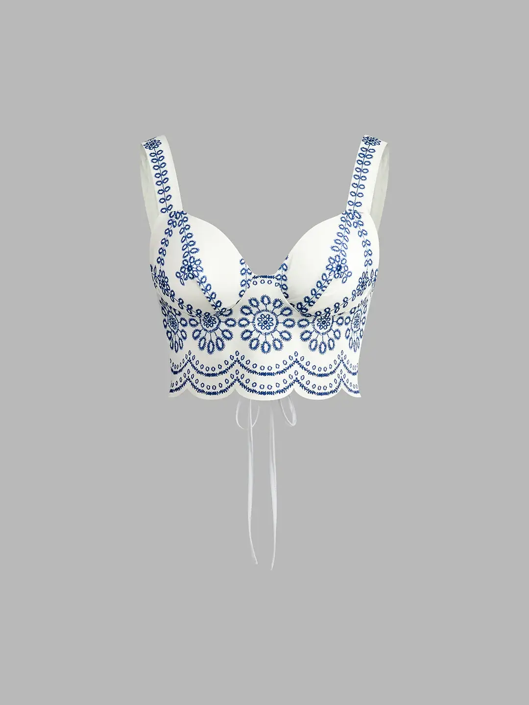 Streetwear Essential: Sapphire Blue Printed Two-Piece Set KNOWRIC