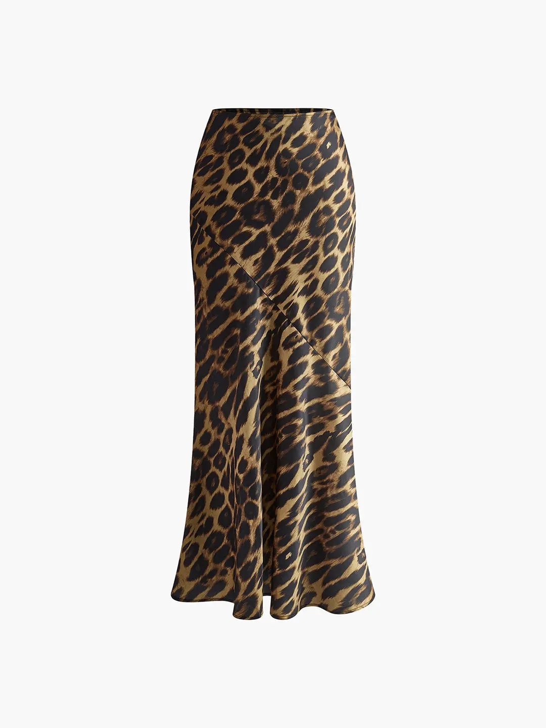 Slim Leopard Print Maxi Skirt KNOWRIC