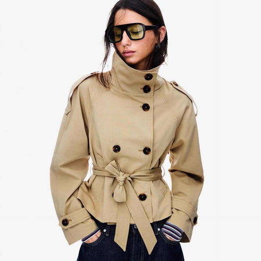 Chic Temperament Commute Trench Coat KNOWRIC