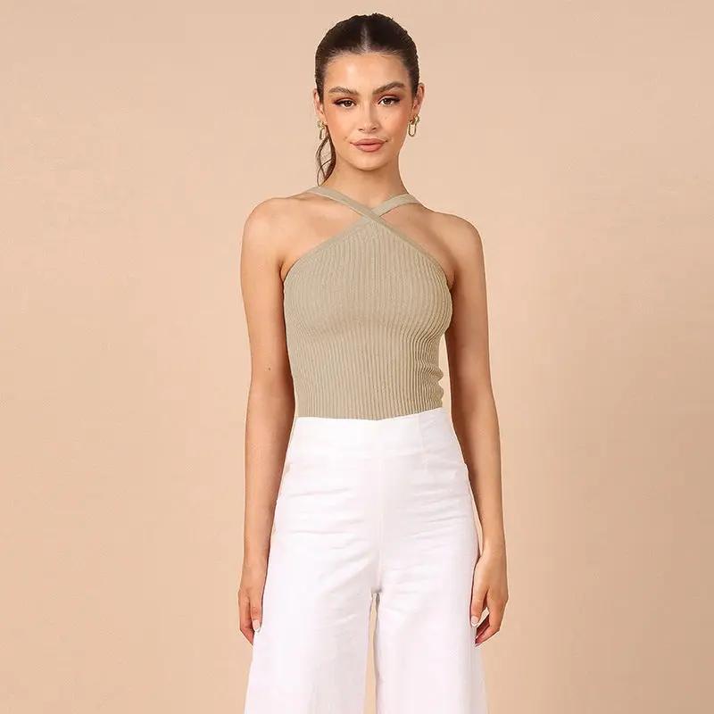 Summer Ribbed Tank Top – Trendy Street-Style Essential KNOWRIC