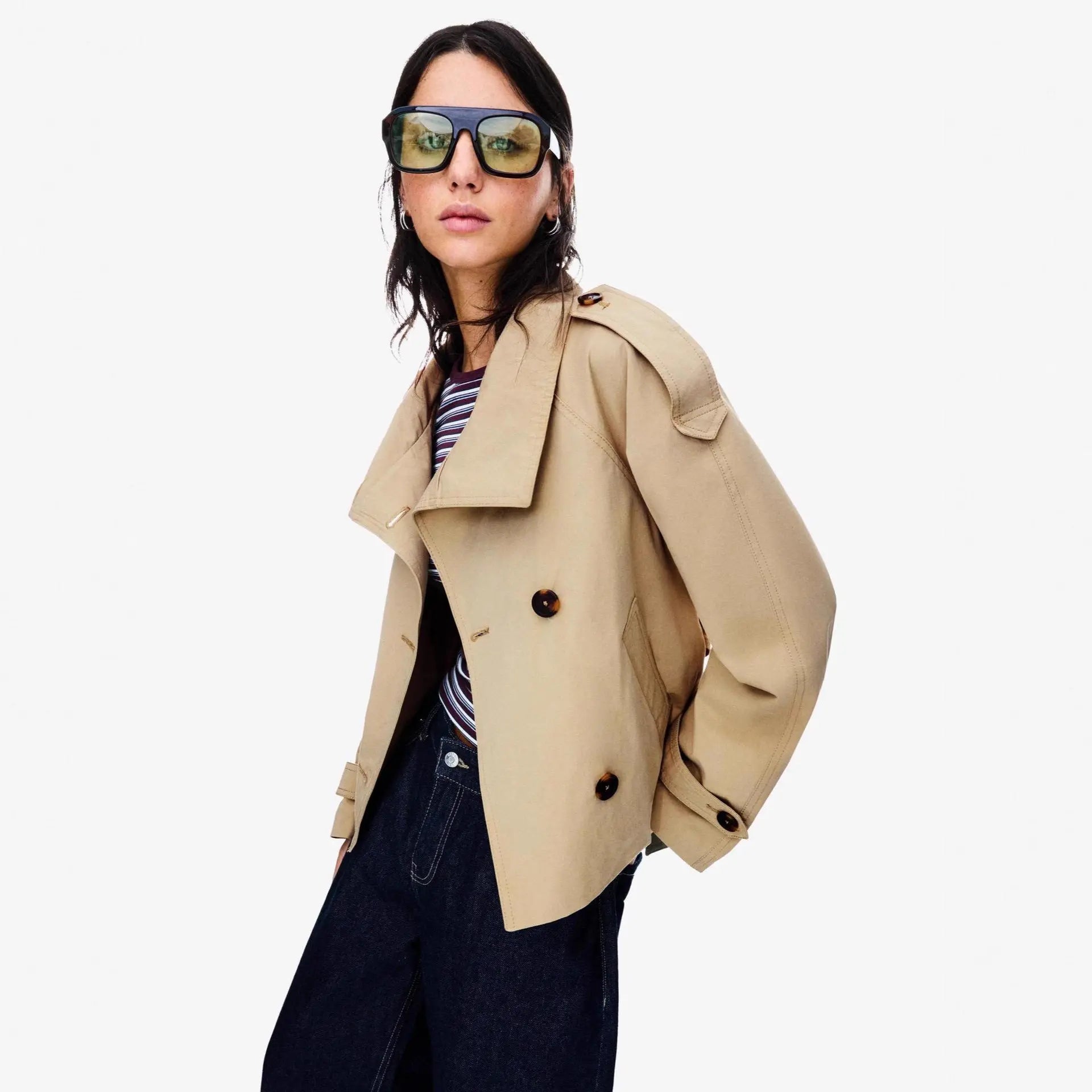 Chic Temperament Commute Trench Coat KNOWRIC