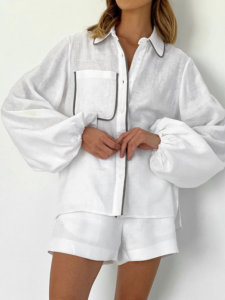 French Classic Style White Suit - KNOWRIC