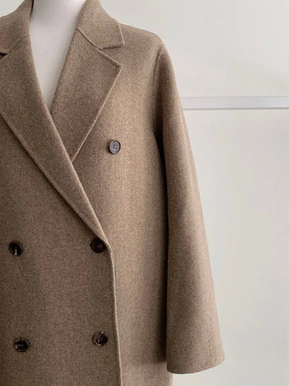 Alessia Milano Double-Breasted Coat KNOWRIC