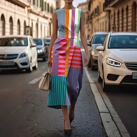 The Abstract Canvas Dress KNOWRIC