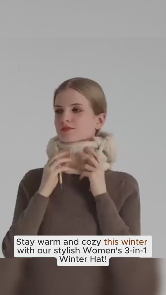 UltraWarm™ 3-in-1 Hooded Fleece Beanie